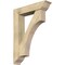 Ekena Millwork Westlake Traditional Rough Sawn Bracket w/ Offset Brace, Douglas Fir, 8"W x 36"D x 48"H BKT0806X36X48WTL01RDF - alternate 1